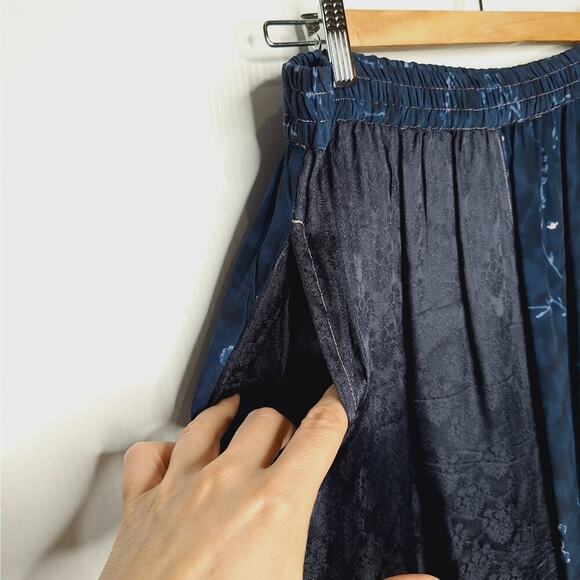 Tienda Ho Pant Top Set Floral Embroidered Lantern Mirrors Lagenlook Fairy Velvet - Picture 12 of 16